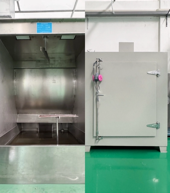 部品にテフロンコーティングを施す装置